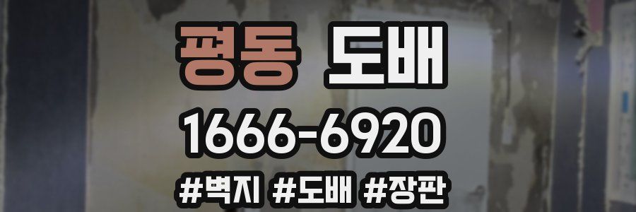 평동 도배