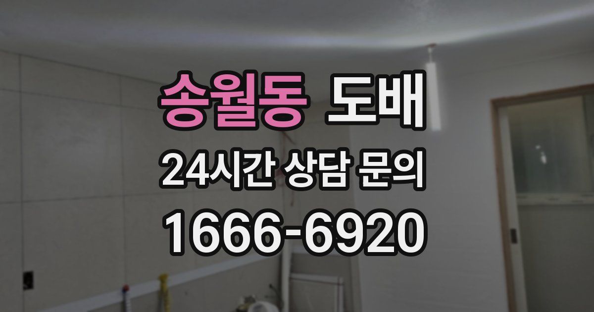 송월동 도배