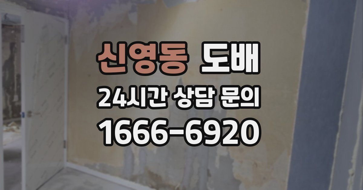 신영동 도배