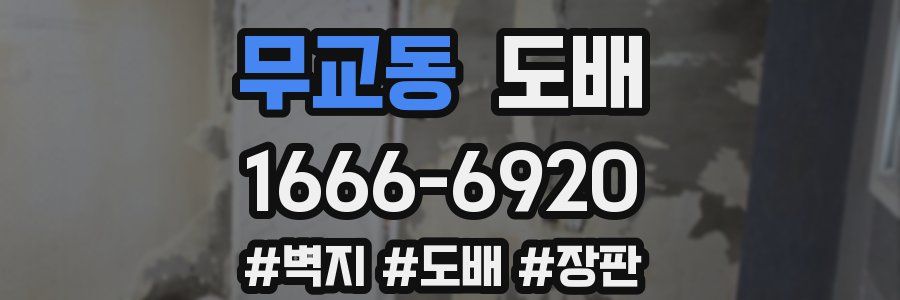 무교동 도배
