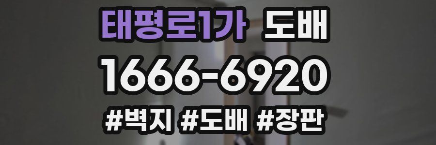 태평로1가 도배