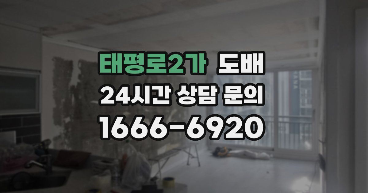 태평로2가 도배