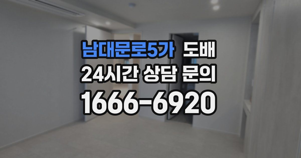 남대문로5가 도배