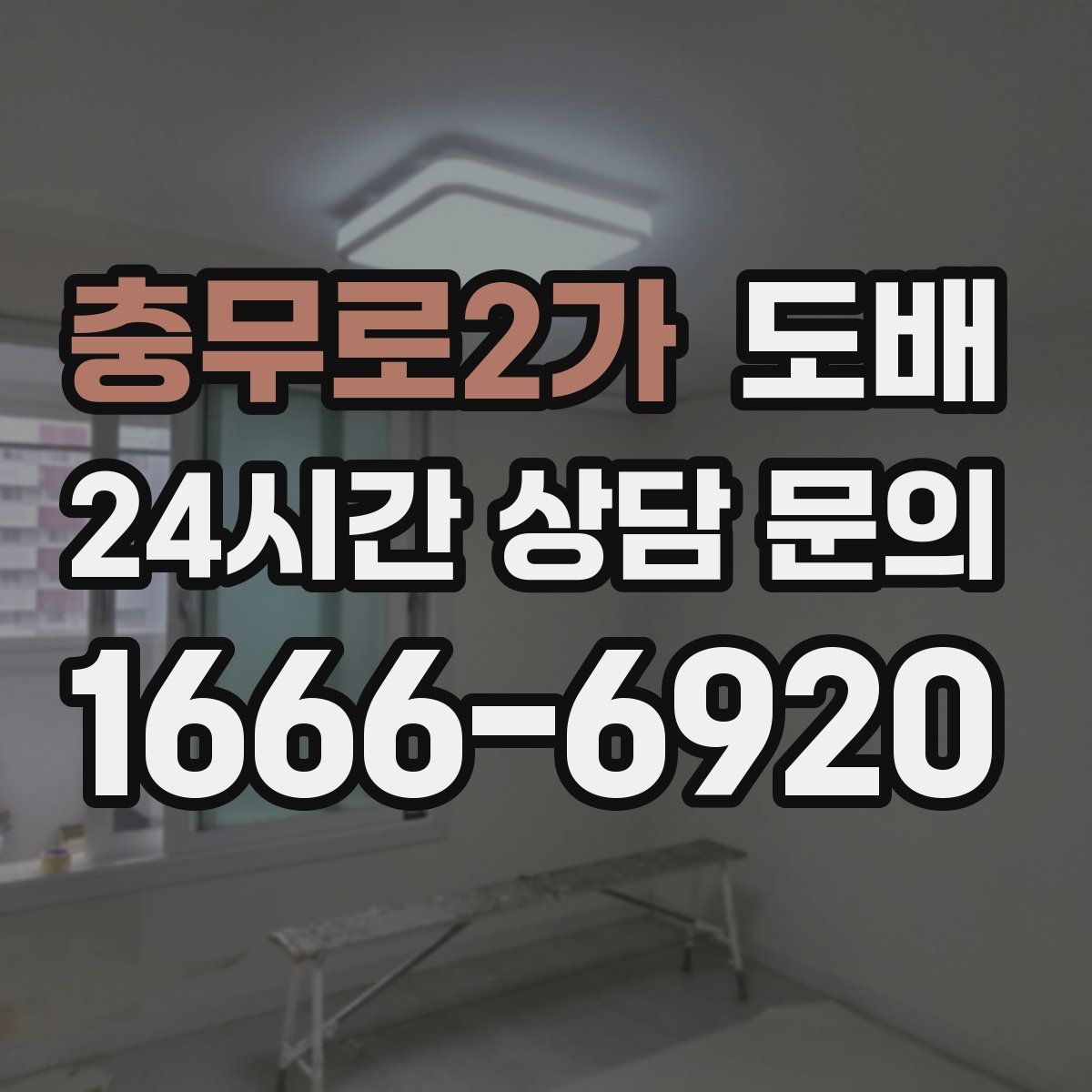 충무로2가 도배