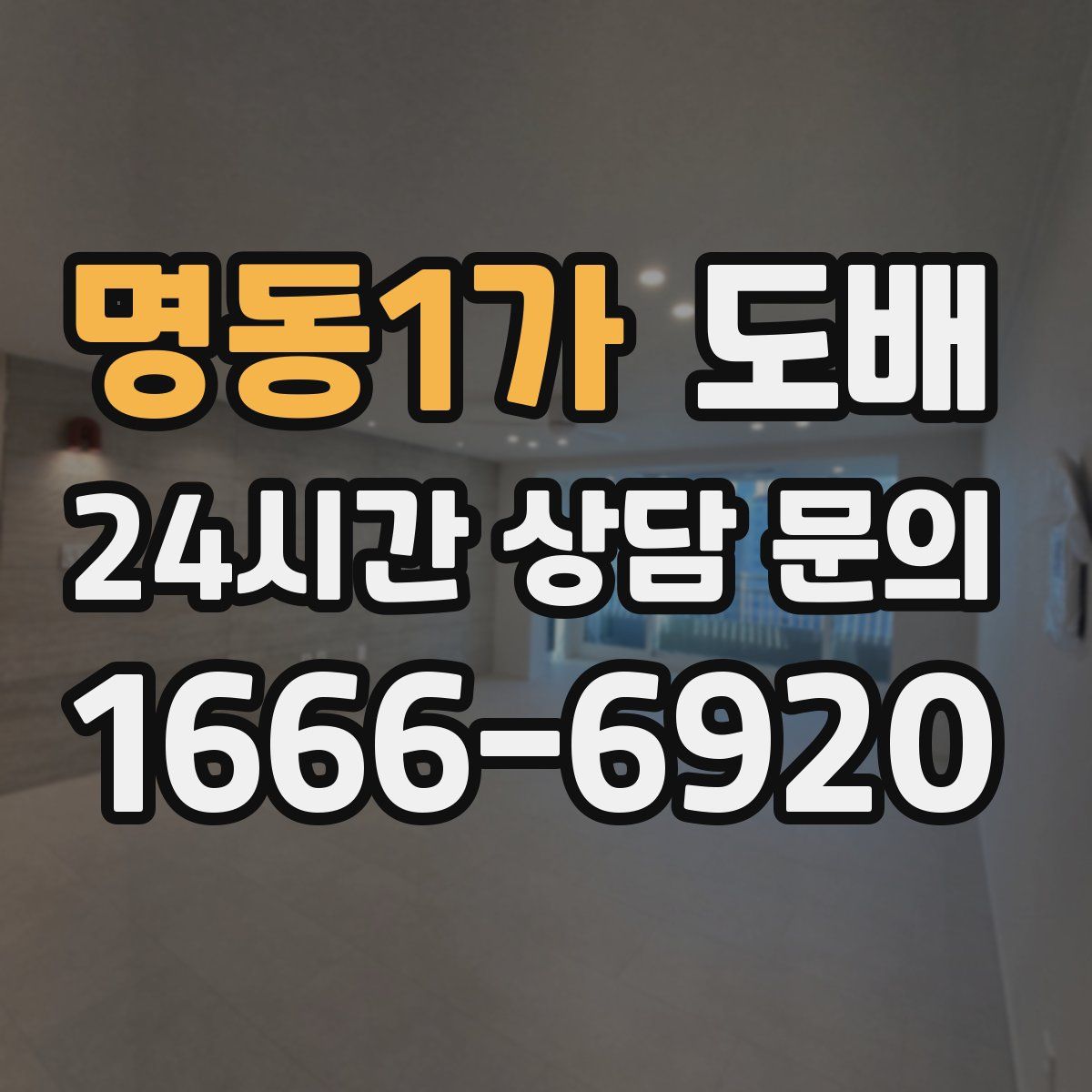 명동1가 도배