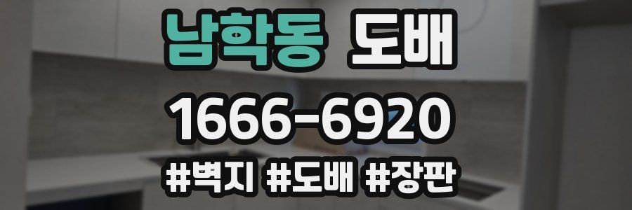 남학동 도배