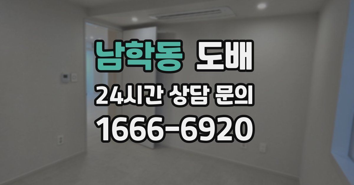 남학동 도배