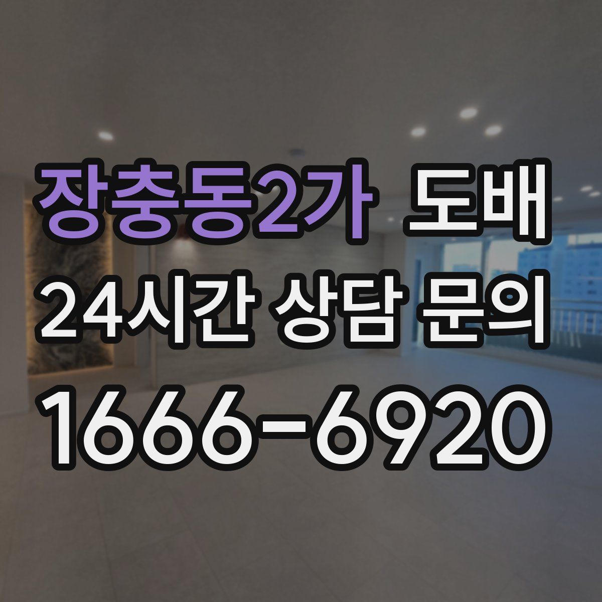 장충동2가 도배