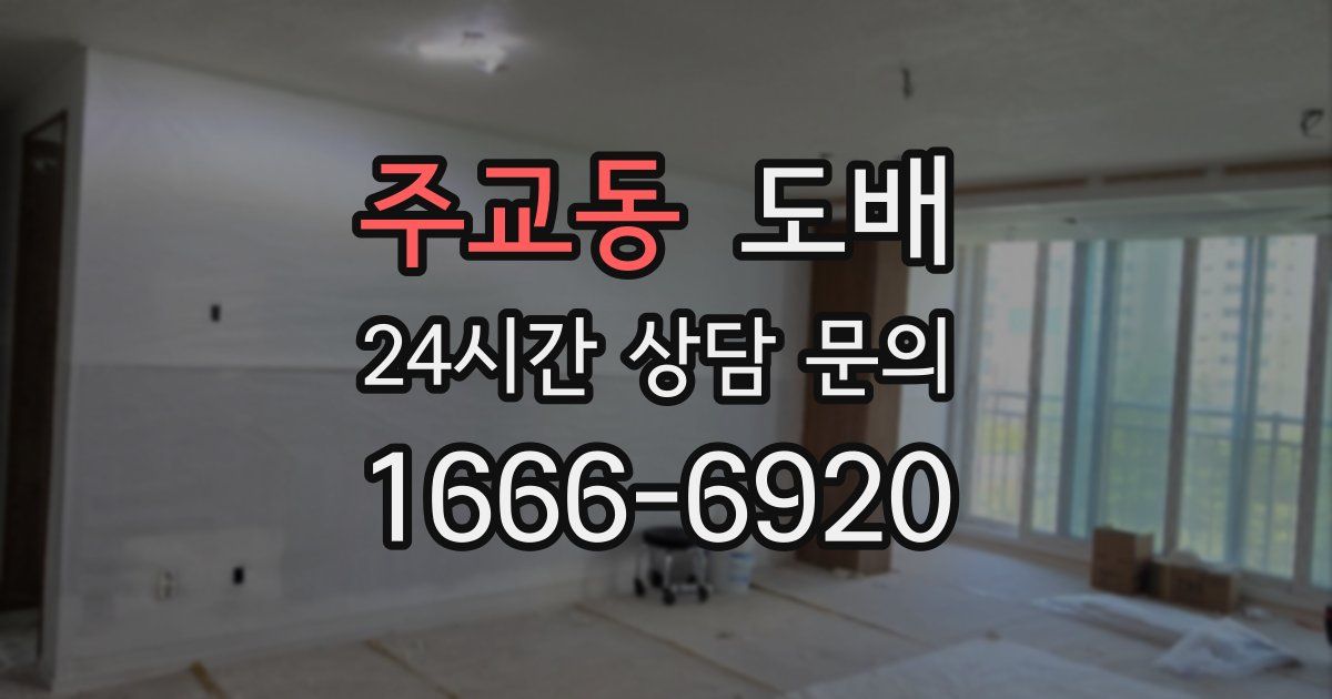 주교동 도배