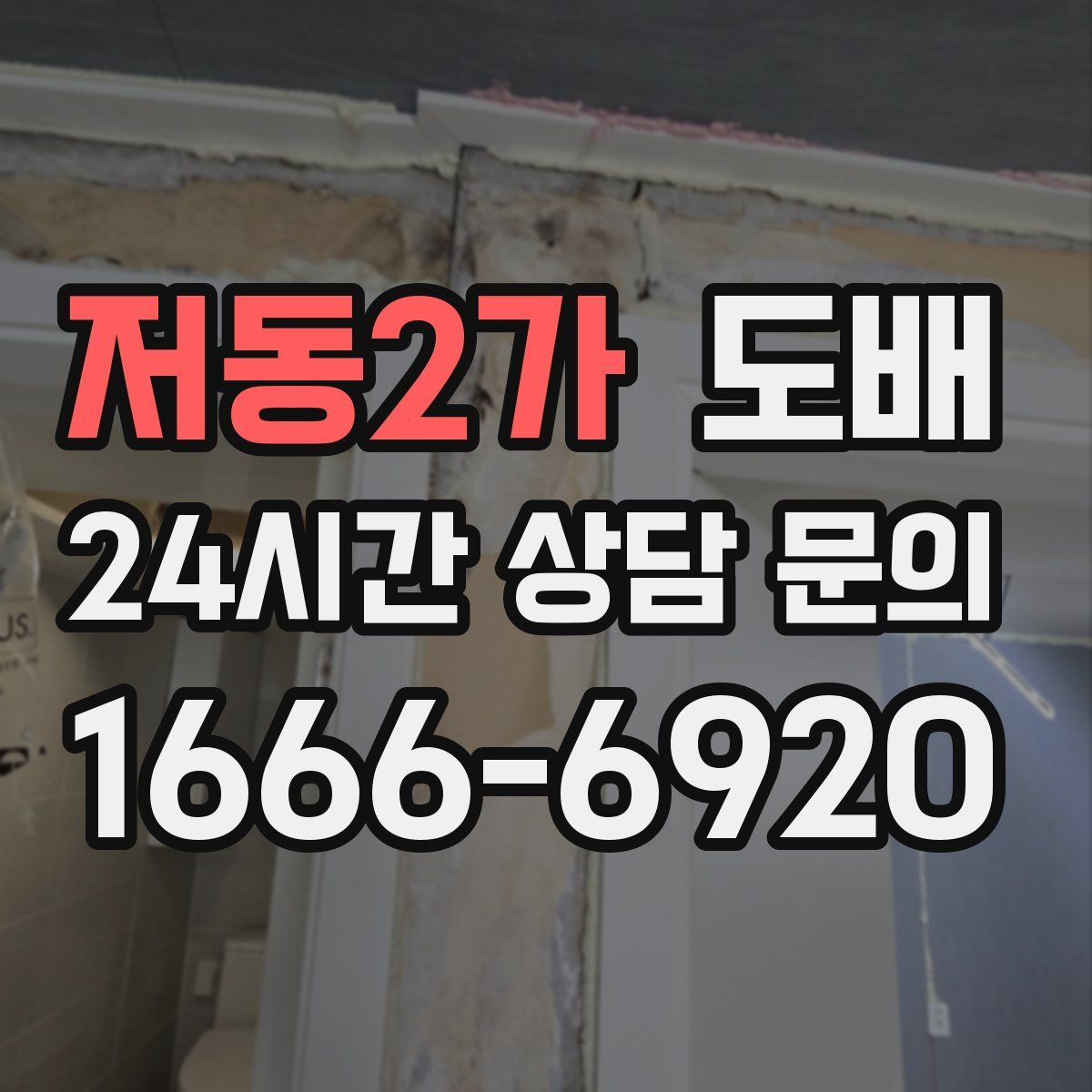 저동2가 도배