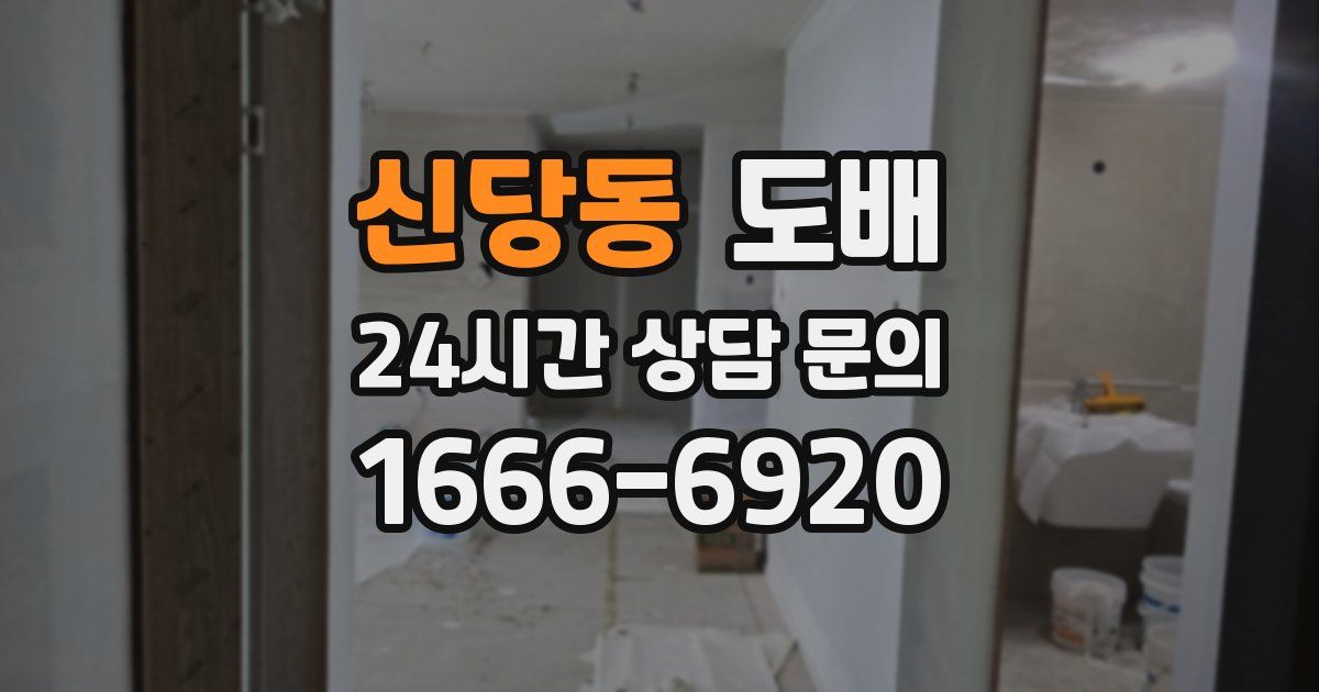 신당동 도배
