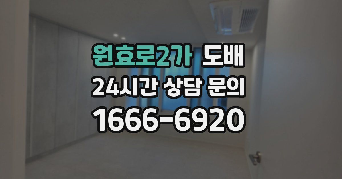 원효로2가 도배