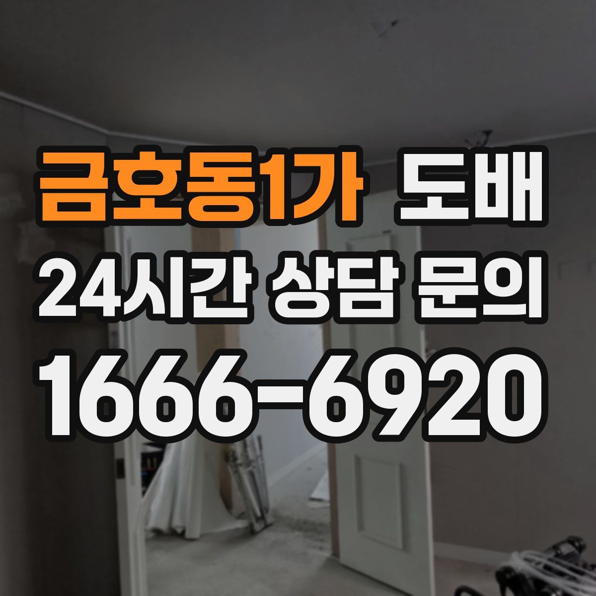 금호동1가 도배