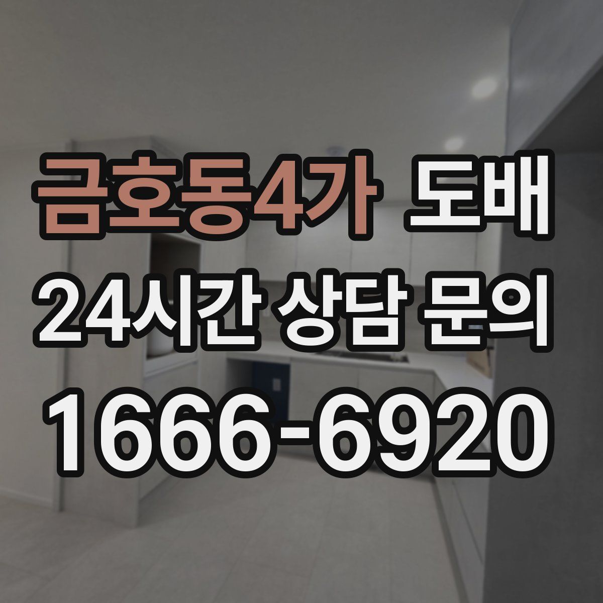금호동4가 도배