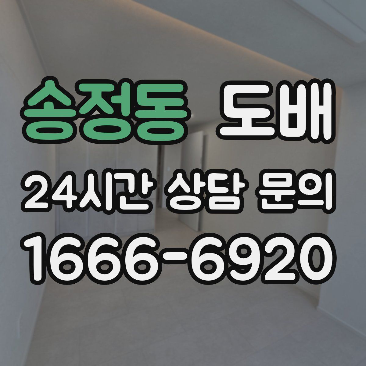 송정동 도배