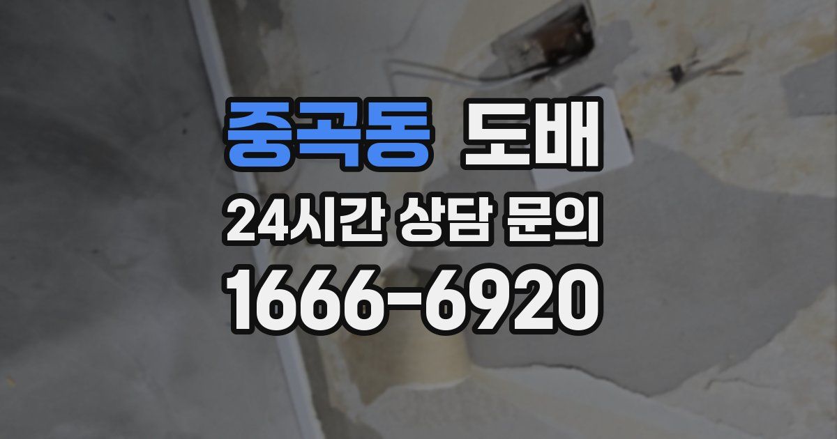 중곡동 도배