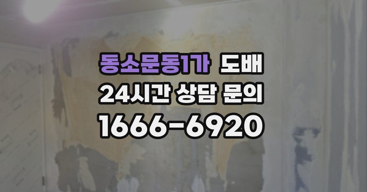 동소문동1가 도배