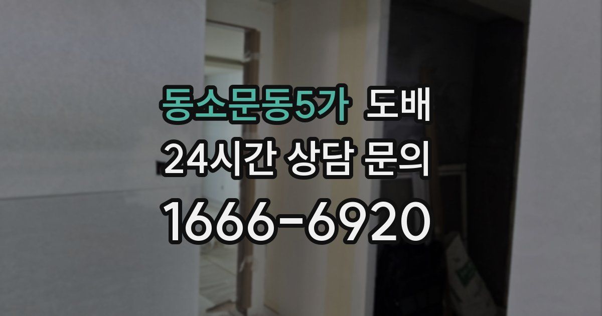 동소문동5가 도배