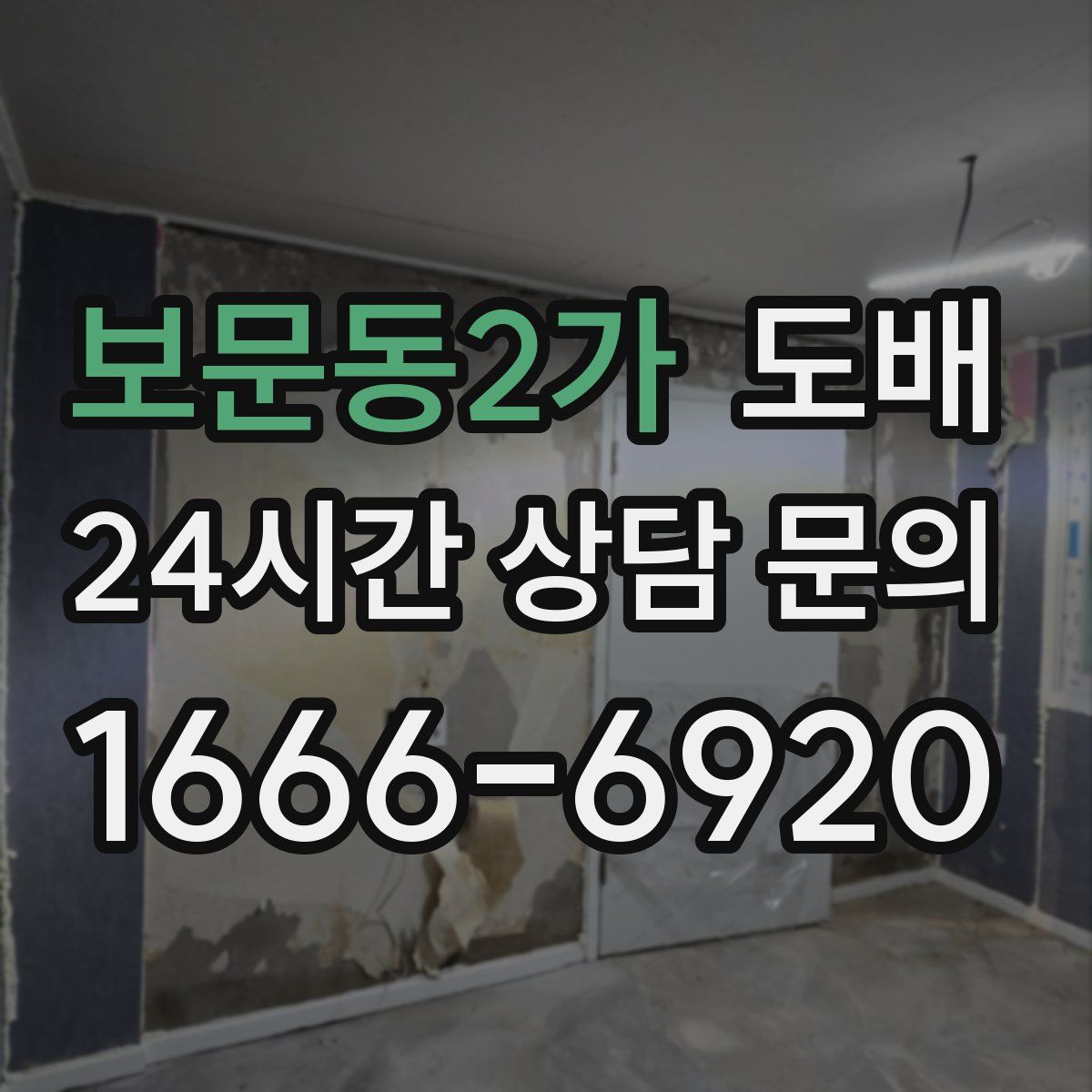 보문동2가 도배