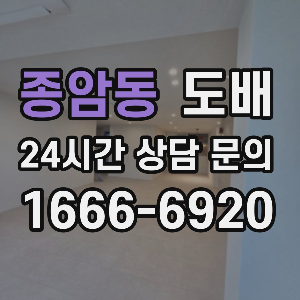 종암동 도배