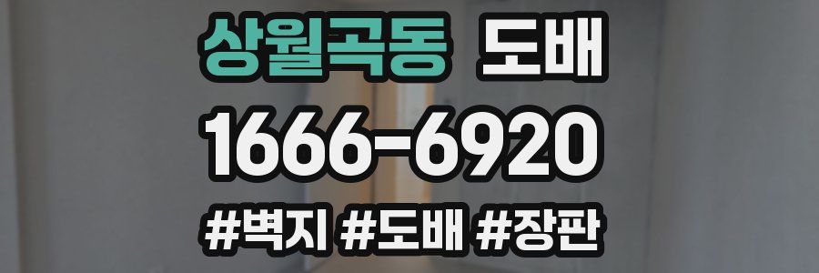 상월곡동 도배
