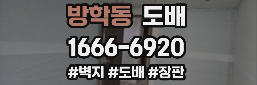 방학동 도배