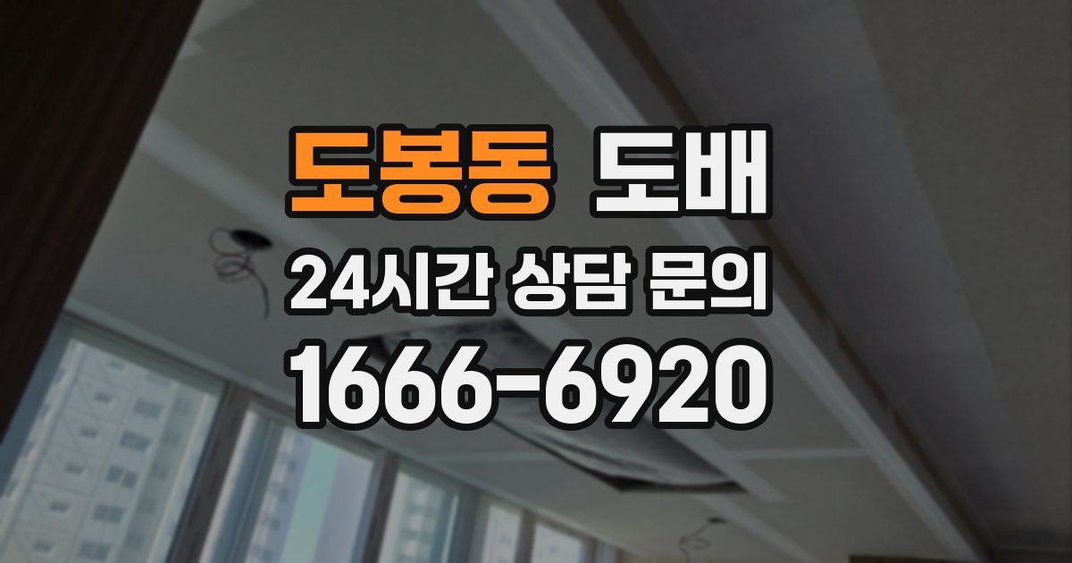 도봉동 도배