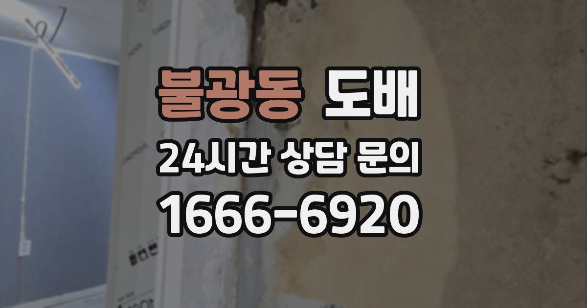 불광동 도배