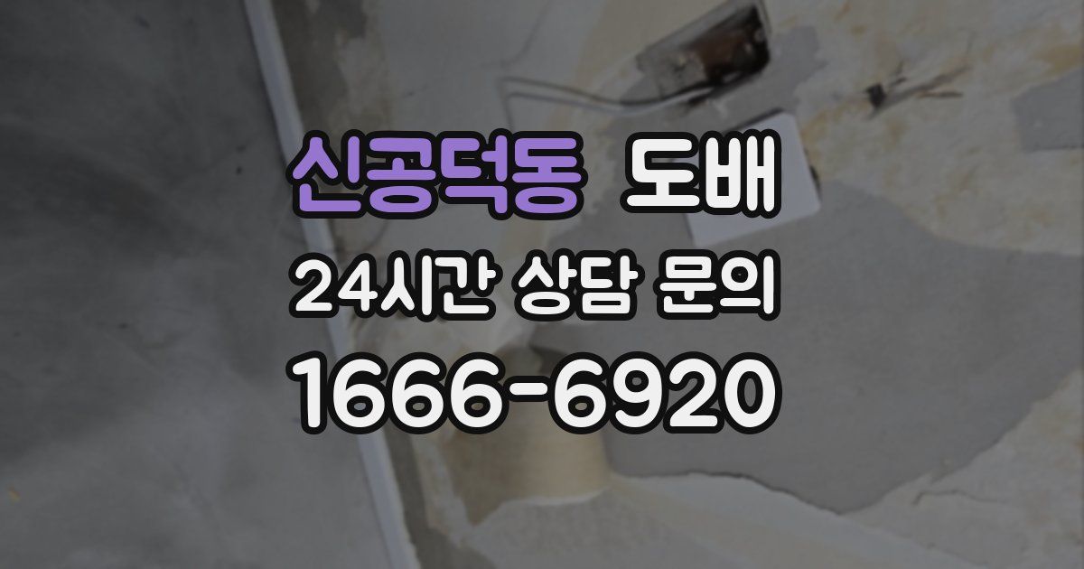 신공덕동 도배