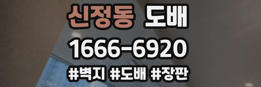 신정동 도배
