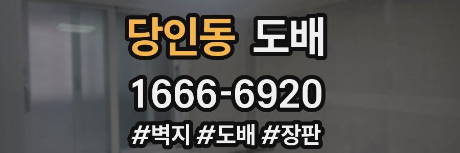 당인동 도배