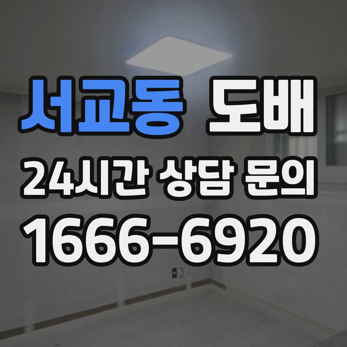 서교동 도배