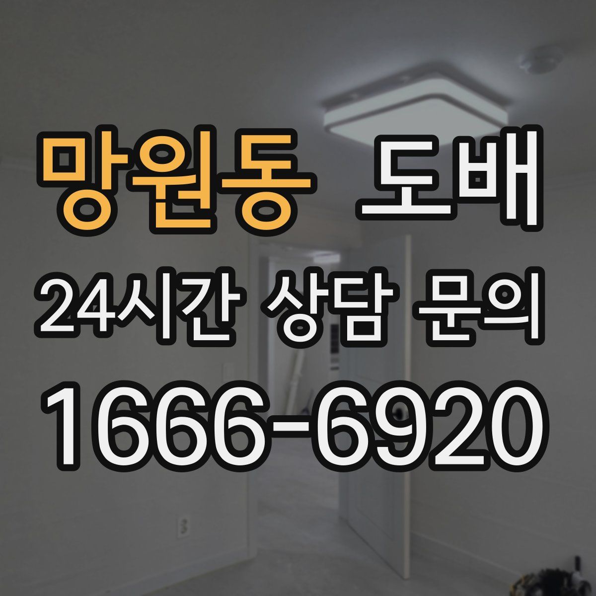 망원동 도배