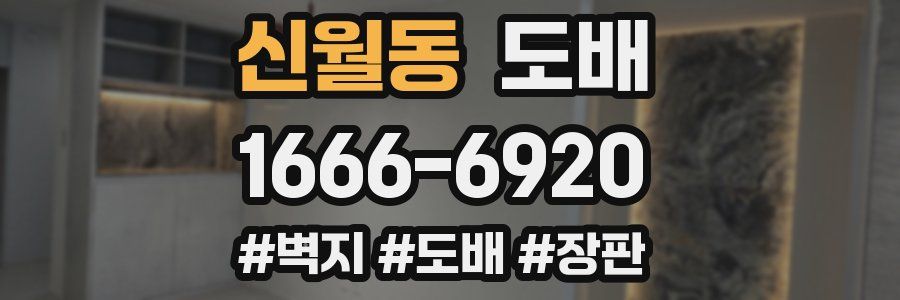 신월동 도배