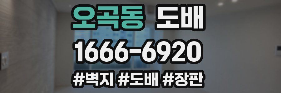 오곡동 도배
