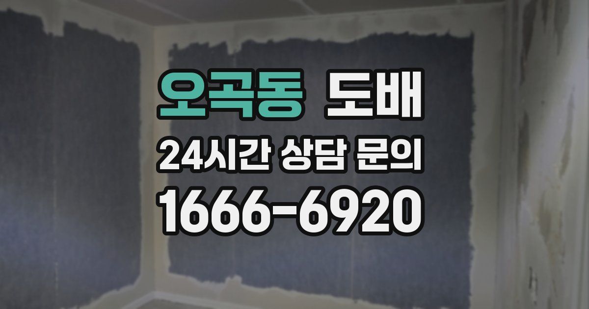 오곡동 도배