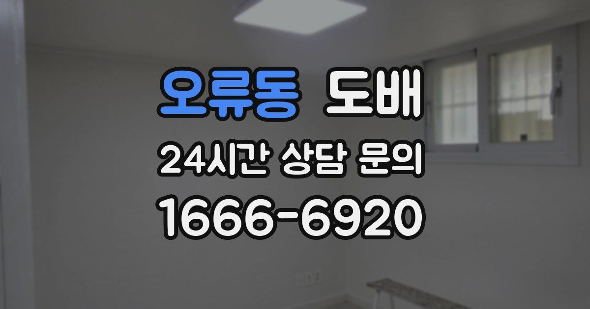 오류동 도배