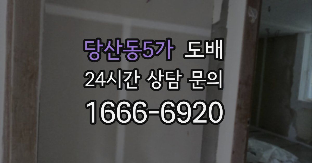 당산동5가 도배