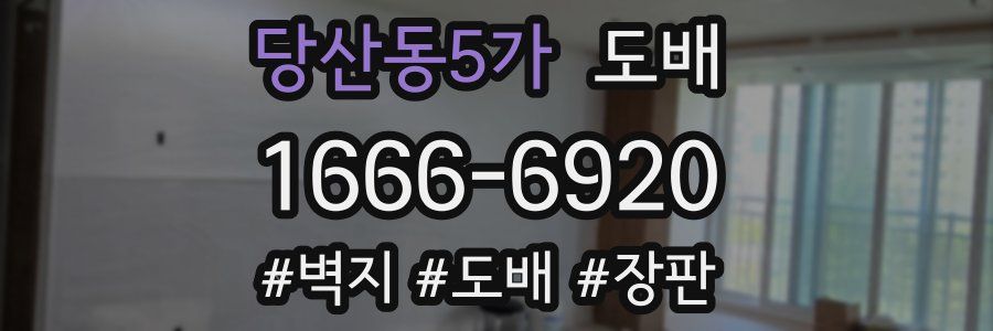당산동5가 도배