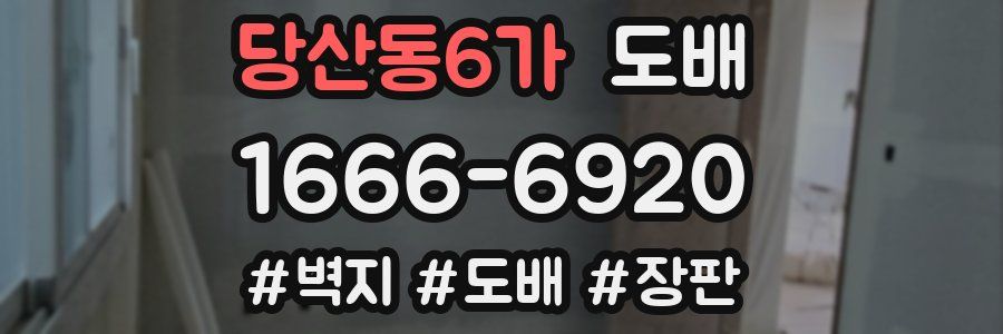 당산동6가 도배