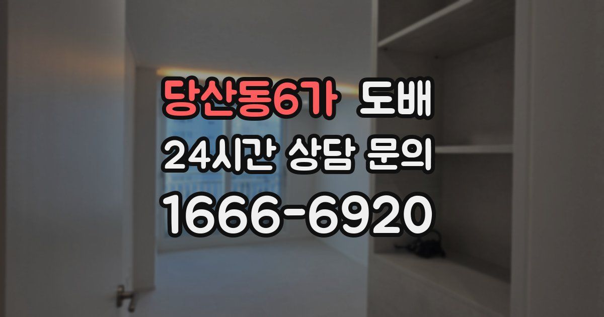 당산동6가 도배