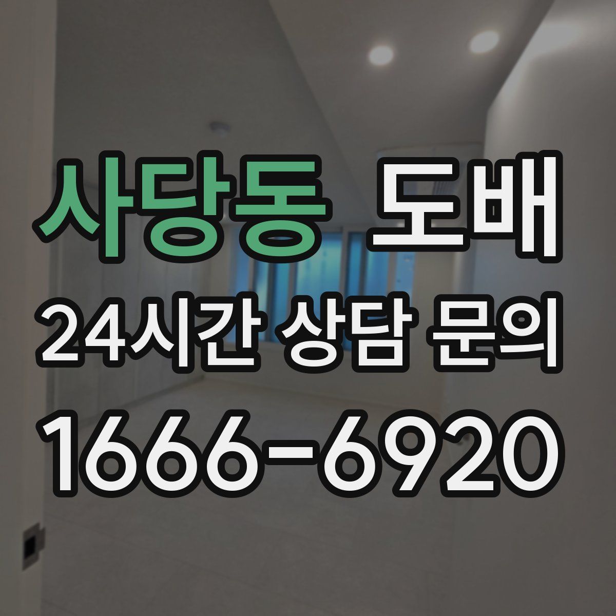 사당동 도배
