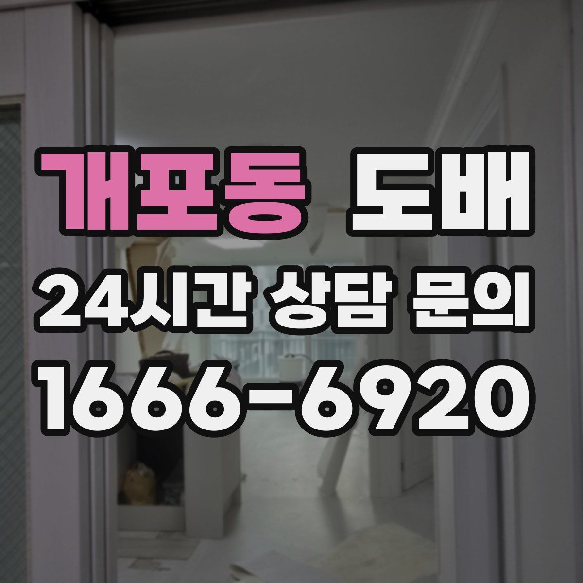 개포동 도배