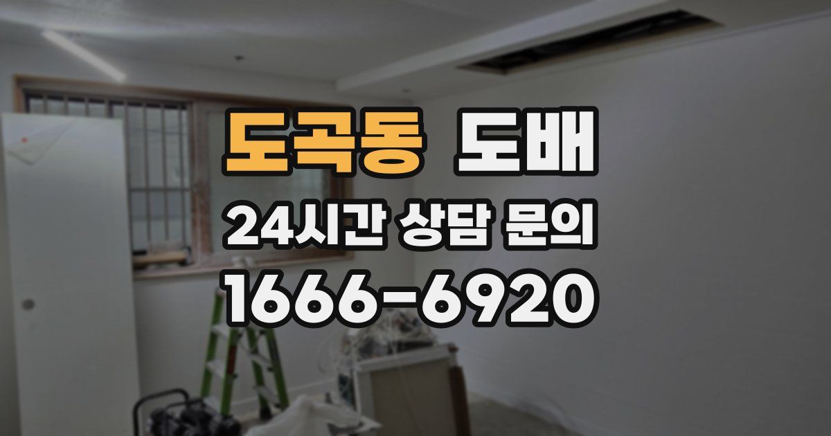 도곡동 도배