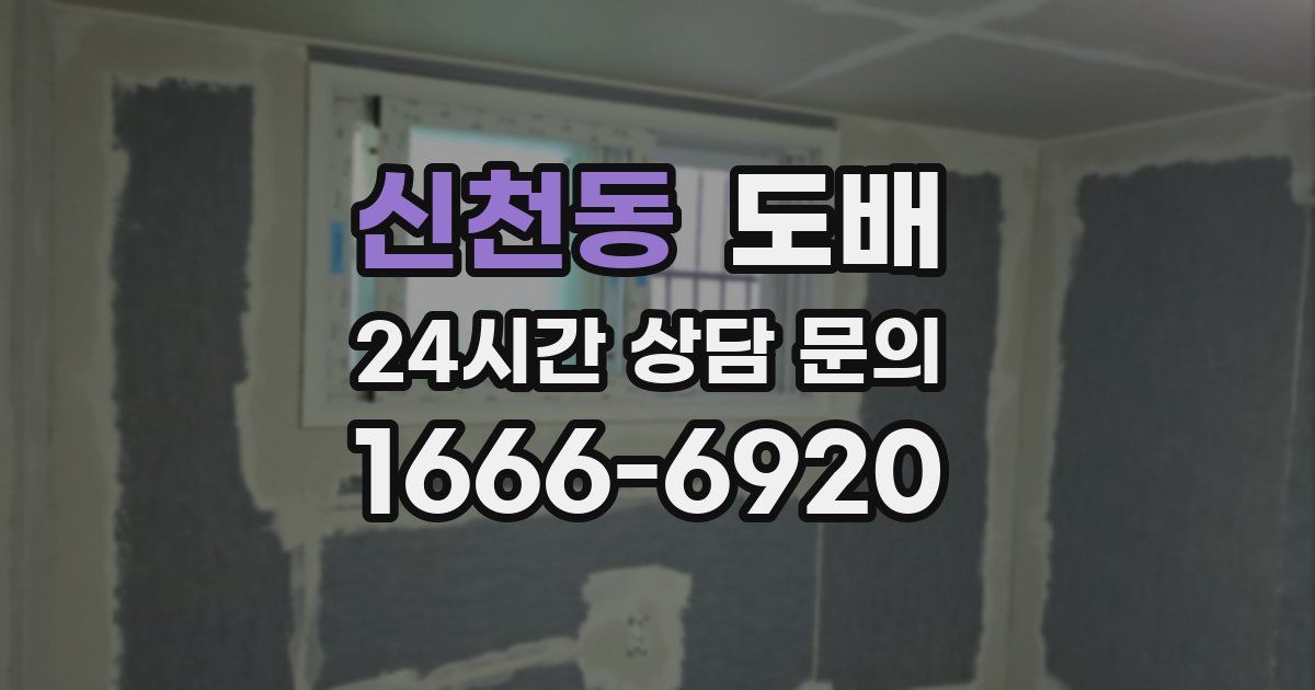 신천동 도배
