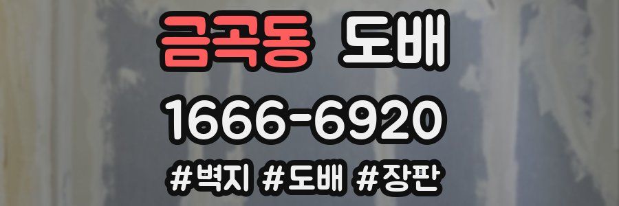 금곡동 도배