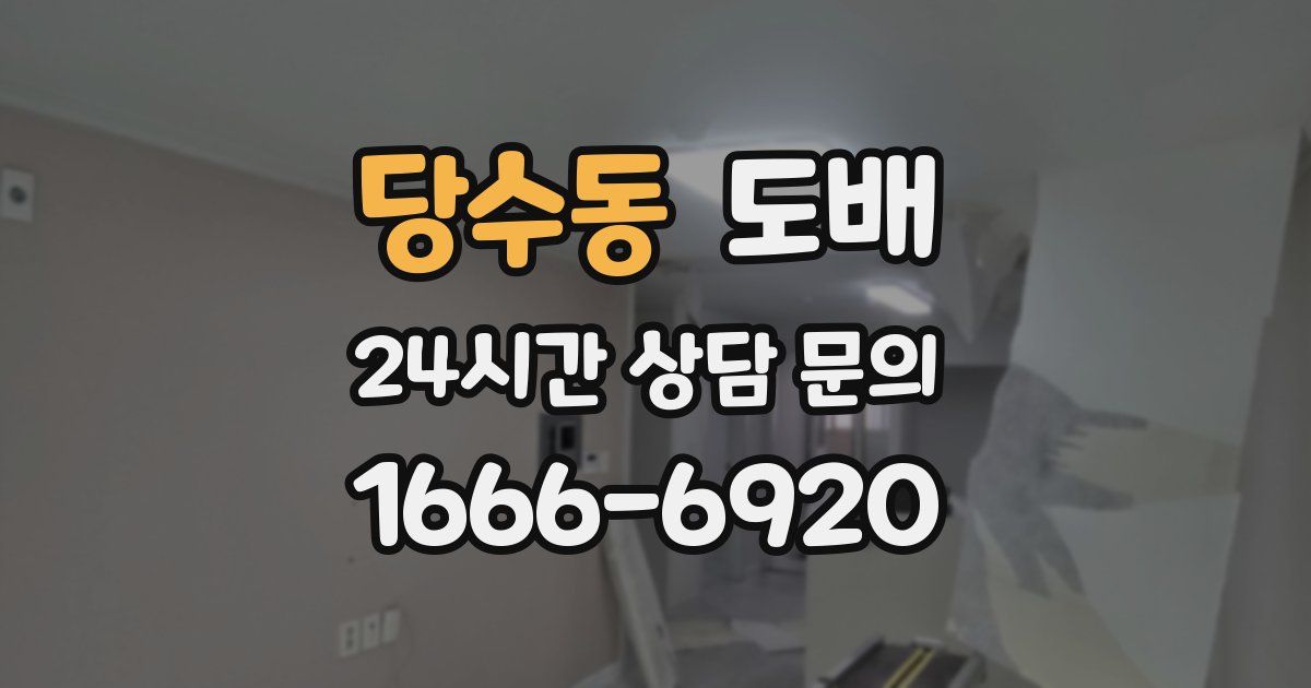 당수동 도배