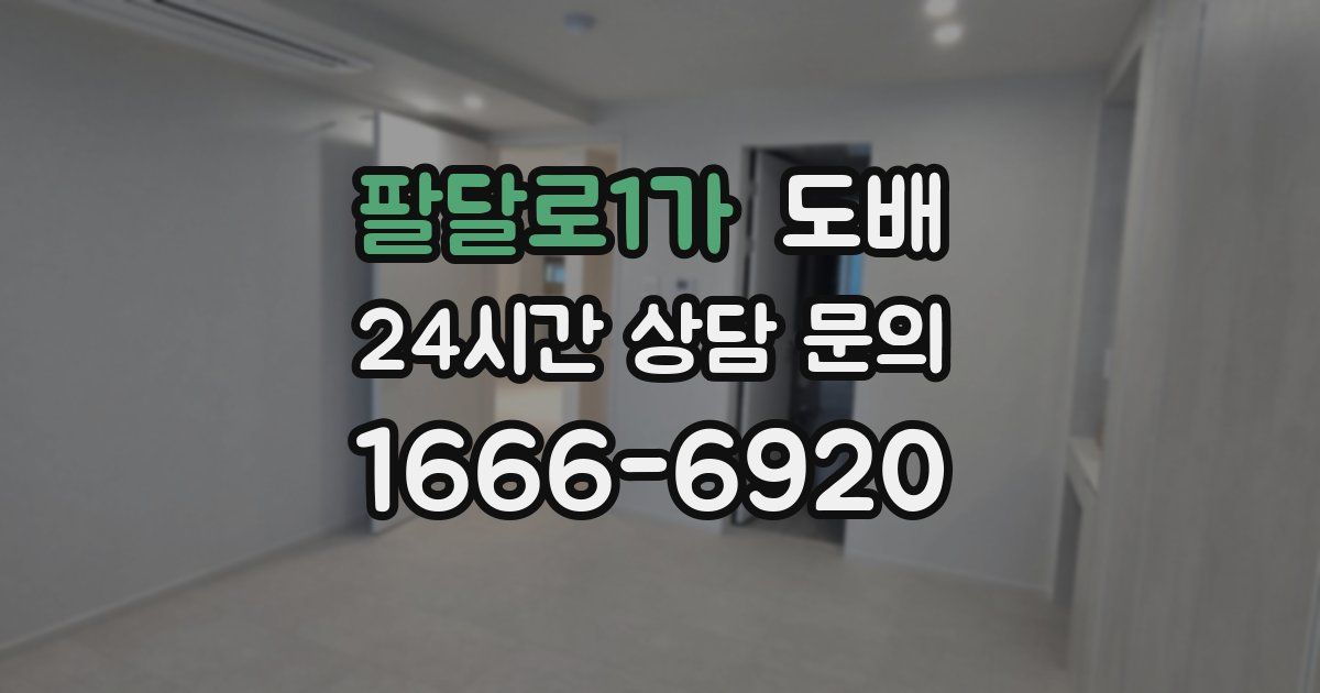 팔달로1가 도배