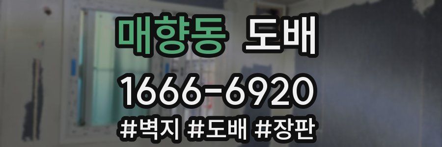 매향동 도배