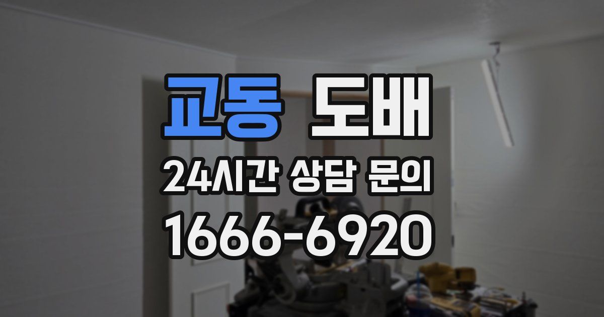 교동 도배